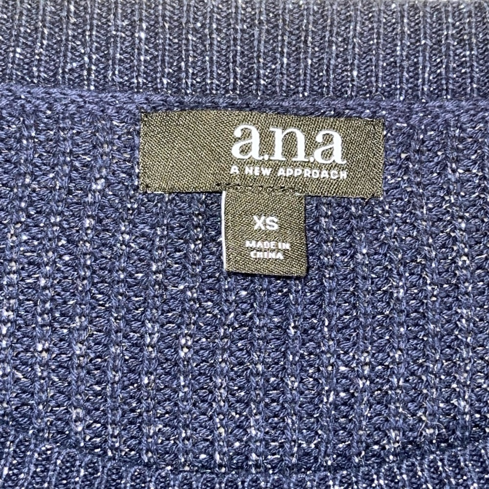 a.n.a.‎ Blue Long Sleeve Dress - Picture 4 of 8